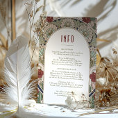 Bourgondische bruiloft invoegen INFO  Art Nouveau Kaart