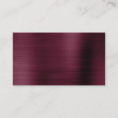 Bourgondische bruiloft website Kaart Insert (Achterkant)