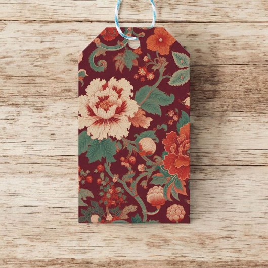 Bourgondische Chinoiserie Grandmillenial Toile de  Cadeaulabel