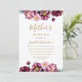  Bourgondische Christelijke Moeder's Zegen Partij Kaart (Staand voorkant)