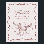 Bourgondische cocktails en cowgirls rodeo favoriet poster<br><div class="desc">Maak je klaar om je bruid in echte Nashville-stijl te vieren met dit Cocktails en Cowgirls-Collectie! Met een chique cowgirl die loungt in een cocktailglas en neutrale mauve- en bordeauxaccenten, geeft het Nashville Girls Night-vibes. Pak je laarzen en je besties, want dit wordt een feest om te onthouden! ★ Laat...</div>