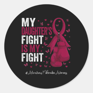 Bourgondische dochter arterioveneuze misvorming be ronde sticker