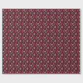 Bourgondische edelstenen cadeaupapier (Vlak)