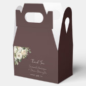 Bourgondische en romantische Rozen bruiloft gunst  Bedankdoosjes (Geopend)