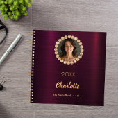 Bourgondische fotodiamanten notitieboek