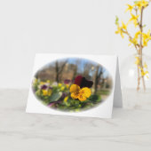 Bourgondische gele violier kaart (Gele Bloem)