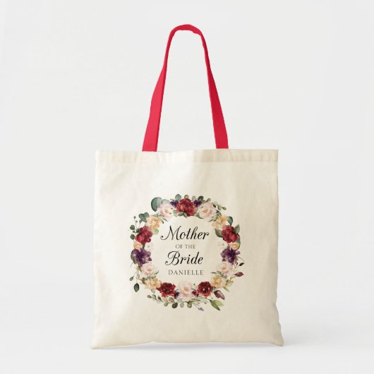 Bourgondische gelukzaligheid moeder van de bruid m tote bag (Voorkant)