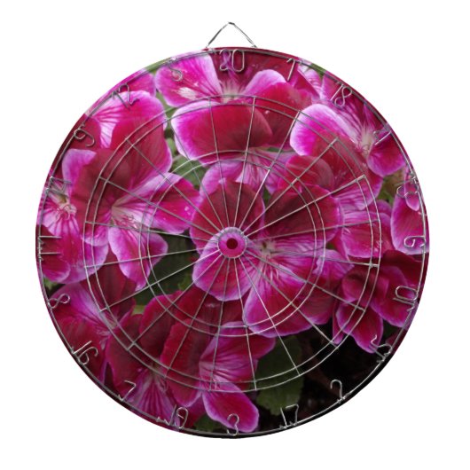 Bourgondische Geranium Dartbord (Voorkant)