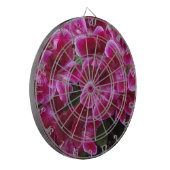 Bourgondische Geranium Dartbord (Voorkant Links)