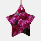 Bourgondische Geranium Keramisch Ornament (Rechts)