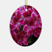 Bourgondische Geranium Keramisch Ornament (Rechts)