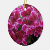 Bourgondische Geranium Keramisch Ornament (Links)