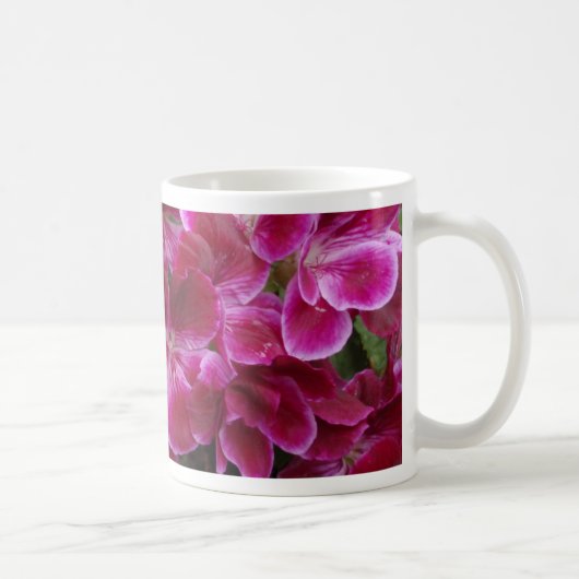 Bourgondische Geranium Koffiemok (Rechts)