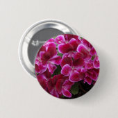 Bourgondische Geranium Ronde Button 5,7 Cm (Voorkant /achterkant)
