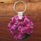 Bourgondische Geranium Sleutelhanger (Voorkant)