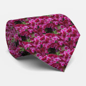 Bourgondische Geranium Stropdas (Opgerold)