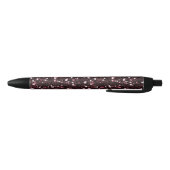 Bourgondische Glitter Zwarte Inkt Pen (Bodem)