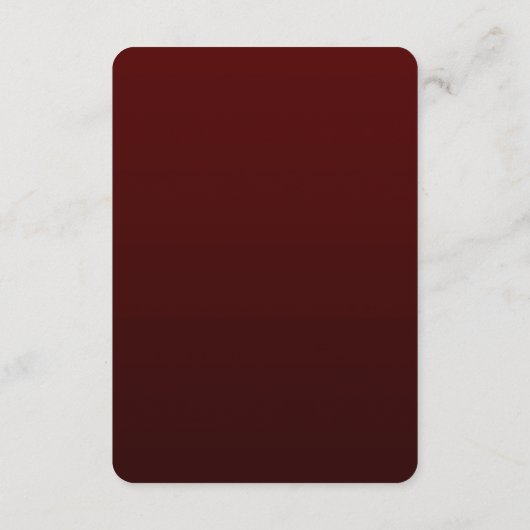 Bourgondische Golden Flowers Detail Enclosure Kaar Informatiekaartje (Achterkant)