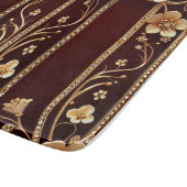 Bourgondische gouden bloemen snijplank (Hoek)