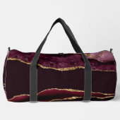 Bourgondische gouden glitter agaat grote plunjezak (Voorkant)