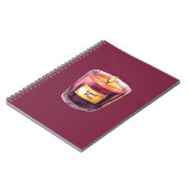 Bourgondische gouden kaars notitieboek (Linkerzijde)