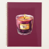Bourgondische gouden kaars planner (Voorkant)