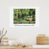 Bourgondische gracht Print of Poster (Keuken)