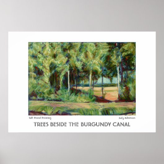 Bourgondische gracht Print of Poster (Voorkant)