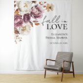 Bourgondische Herfst in liefde Vrijgezellenfeest a Wandkleed (In situ)