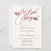 Bourgondische Herfst liefdesverhaal romantische el Kaart (Voorkant)