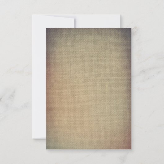 Bourgondische herfst verlaat rustieke bruiloft RSV RSVP Kaartje (Achterkant)