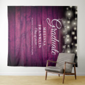 Bourgondische houten slingerlichten afstudeer acht wandkleed (In Situ (horizontaal))