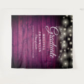 Bourgondische houten slingerlichten afstudeer acht wandkleed (Voorkant (horizontaal))