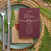 Bourgondische kalligrafie bruiloft zitgrafiek