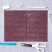 Bourgondische  kalligrafie tissuepapier (Craft)