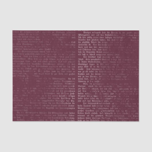 Bourgondische  kalligrafie tissuepapier (Voorkant)