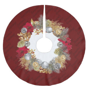 BOURGONDISCHE kerstkrans Kerstboom Rok