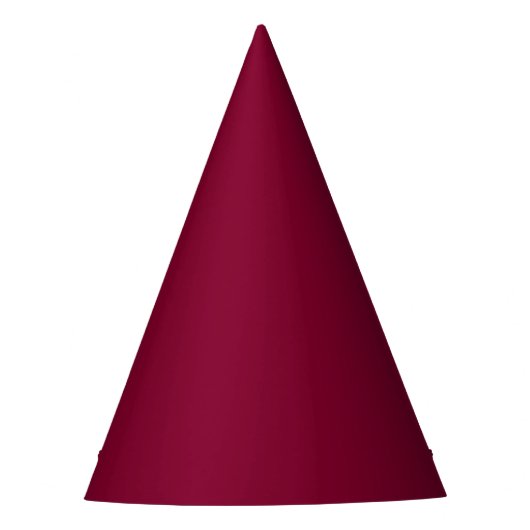 Bourgondische kleur feesthoedjes (Voorkant)