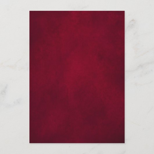 Bourgondische koraal Sinaasappel eucalyptus bruilo Informatiekaartje (Achterkant)