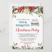 Bourgondische lelijke trui Kerstmis Uitnodiging (Voorkant)