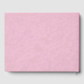 Bourgondische Letters to the Bride-herinneringsnot Gastenboek (Achterkant)