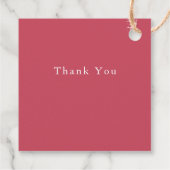 Bourgondische levensduur van vlinders Vrijgezellen Bedankjes Labels (Achterkant)