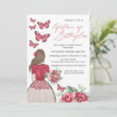 Bourgondische levensduur van vlinders Vrijgezellen Kaart (Staand voorkant)