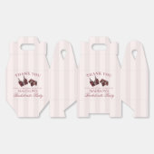 Bourgondische lingerie bruidsmeisjesfeest cadeautj bedankdoosjes (Ongevouwen)