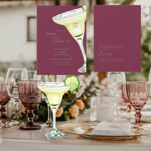 Bourgondische Margarita Bruidsfeest Kaart