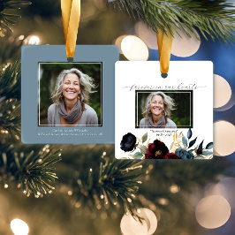 Bourgondische marine bloemenmonument plein keramisch ornament