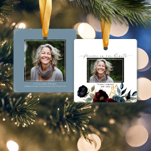 Bourgondische marine bloemenmonument plein keramisch ornament