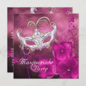 Bourgondische massagepartij kaart (Voorkant / Achterkant)