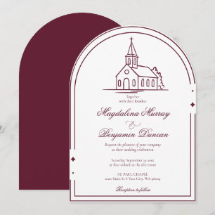 Bourgondische Merlot Christelijke Kapel Kerk Bruil Kaart