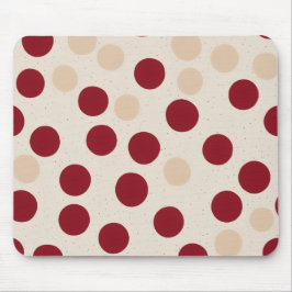 Bourgondische polka stippen muismat